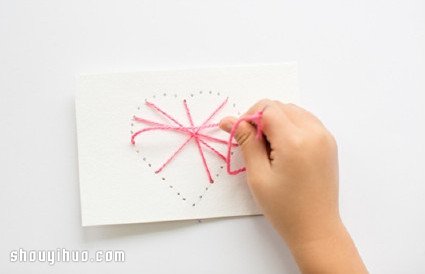 创意爱心卡片小制作的方法图解教程 -  www.shouyihuo.com