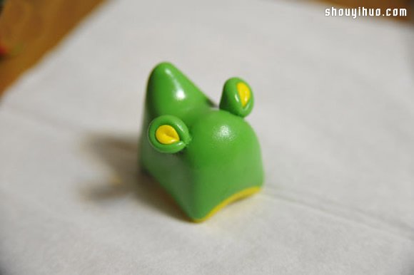 粘土制作可爱的单头布老虎儿童玩具图解教程 -  www.shouyihuo.com