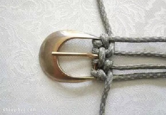 自己动手编出一根皮带的方法步骤图解教程 -  www.shouyihuo.com