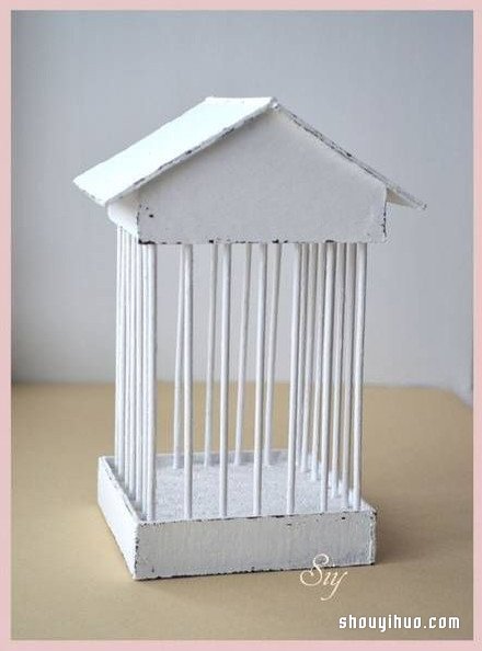 漂亮鸟笼的制作方法 鸟笼DIY制作图解教程 -  www.shouyihuo.com