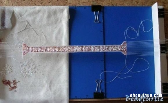 民族风装饰肩带串珠手工DIY制作图解教程 -  www.shouyihuo.com