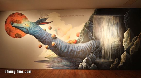 自由街头艺术展览 任由艺术家挥洒的白墙 -  www.shouyihuo.com