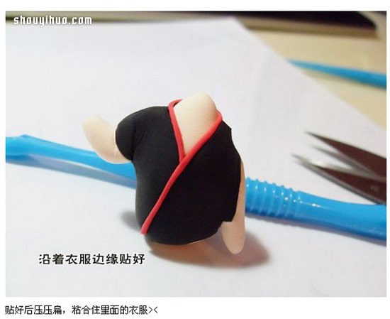 《银魂》主角坂田银时人偶粘土DIY制作 -  www.shouyihuo.com