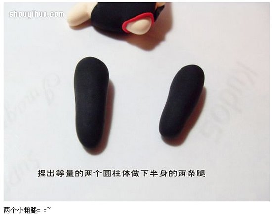 《银魂》主角坂田银时人偶粘土DIY制作 -  www.shouyihuo.com