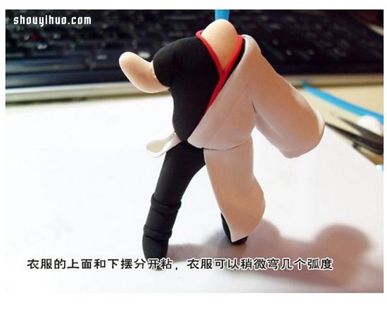 《银魂》主角坂田银时人偶粘土DIY制作 -  www.shouyihuo.com