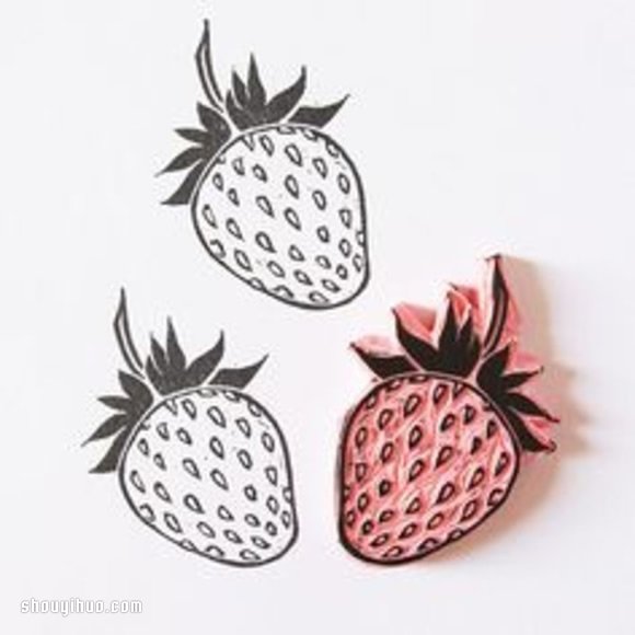 40款橡皮图章手工DIY教程 总有一款适合你！ -  www.shouyihuo.com