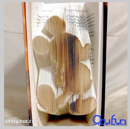 旧书内页折纸，让人一打开便被其中创意惊艳 -  www.shouyihuo.com