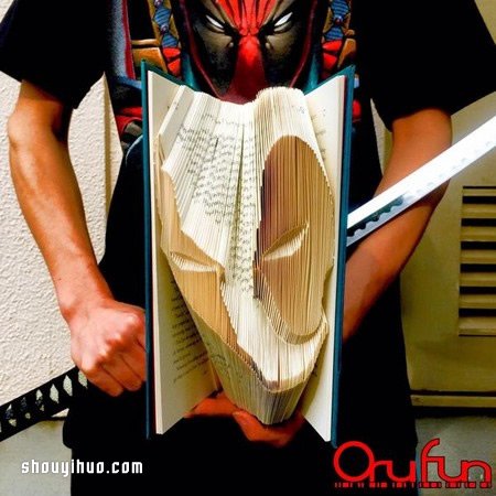 旧书内页折纸，让人一打开便被其中创意惊艳 -  www.shouyihuo.com