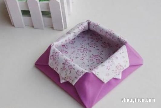 简单家居布艺DIY：不织布收纳盒手工制作图解 -  www.shouyihuo.com