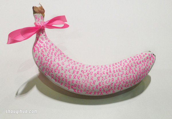 香蕉创意DIY，变身超越食物范畴的艺术品 -  www.shouyihuo.com