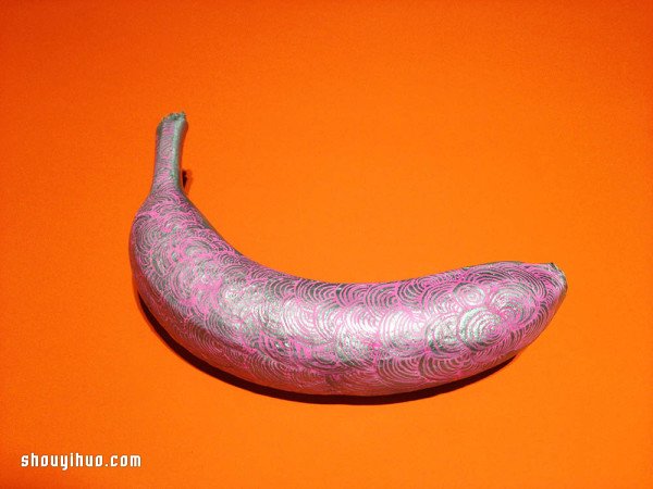 香蕉创意DIY，变身超越食物范畴的艺术品 -  www.shouyihuo.com
