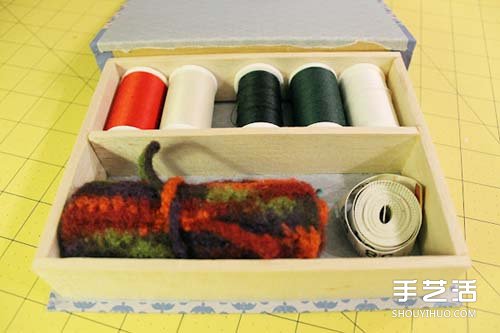 旧书废物利用DIY改造针线收纳盒的方法教程 -  www.shouyihuo.com