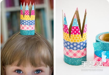 儿童皇冠手工小制作 幼儿皇冠头饰DIY教程 -  www.shouyihuo.com