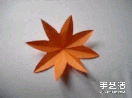 漂亮纸花DIY制作教程 简易纸花的做法图解 -  www.shouyihuo.com