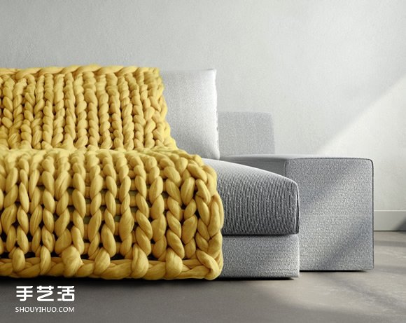 超厚羊毛线织出的针织品 格外的具有温暖感 -  www.shouyihuo.com