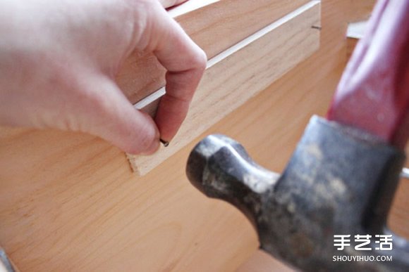 自制板条箱收纳柜 收纳柜的制作方法图解教程 -  www.shouyihuo.com