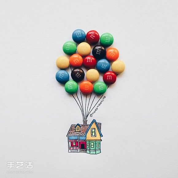 小时候最爱的零食创意DIY 令人惊喜的逗趣插画 -  www.shouyihuo.com