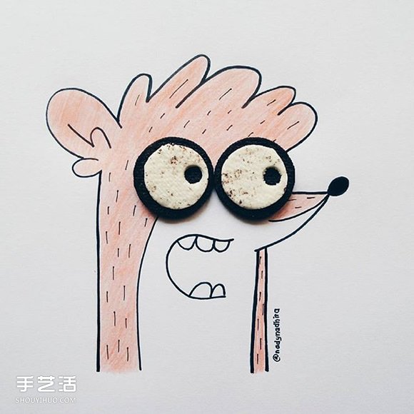 小时候最爱的零食创意DIY 令人惊喜的逗趣插画 -  www.shouyihuo.com