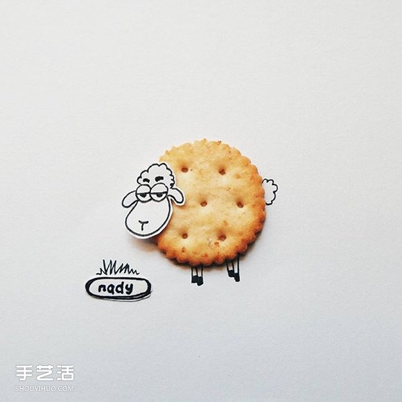 小时候最爱的零食创意DIY 令人惊喜的逗趣插画 -  www.shouyihuo.com