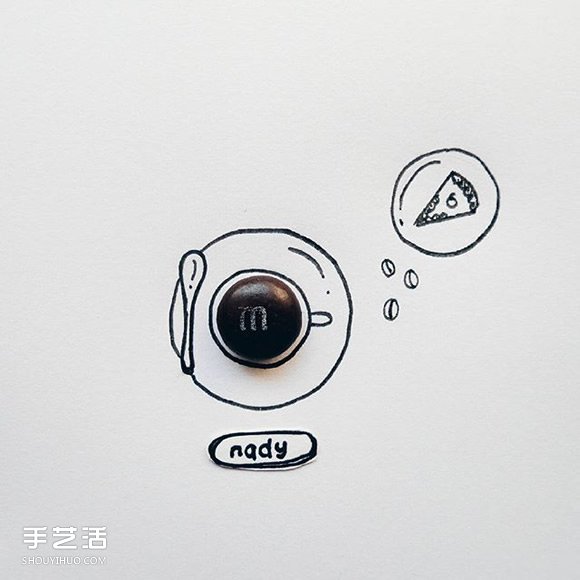 小时候最爱的零食创意DIY 令人惊喜的逗趣插画 -  www.shouyihuo.com
