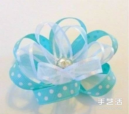 缎带花制作DIY教程 缎带花朵的做法图解 -  www.shouyihuo.com