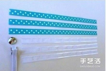 缎带花制作DIY教程 缎带花朵的做法图解 -  www.shouyihuo.com