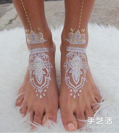 Henna印度传统人体彩绘 不用纹身也能美美的 -  www.shouyihuo.com