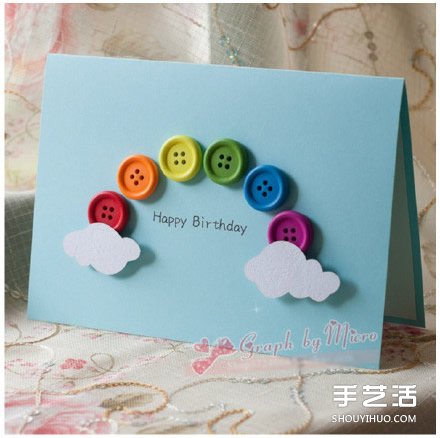 5款可爱的手工卡片 感谢/生日/情人节卡片作品 -  www.shouyihuo.com