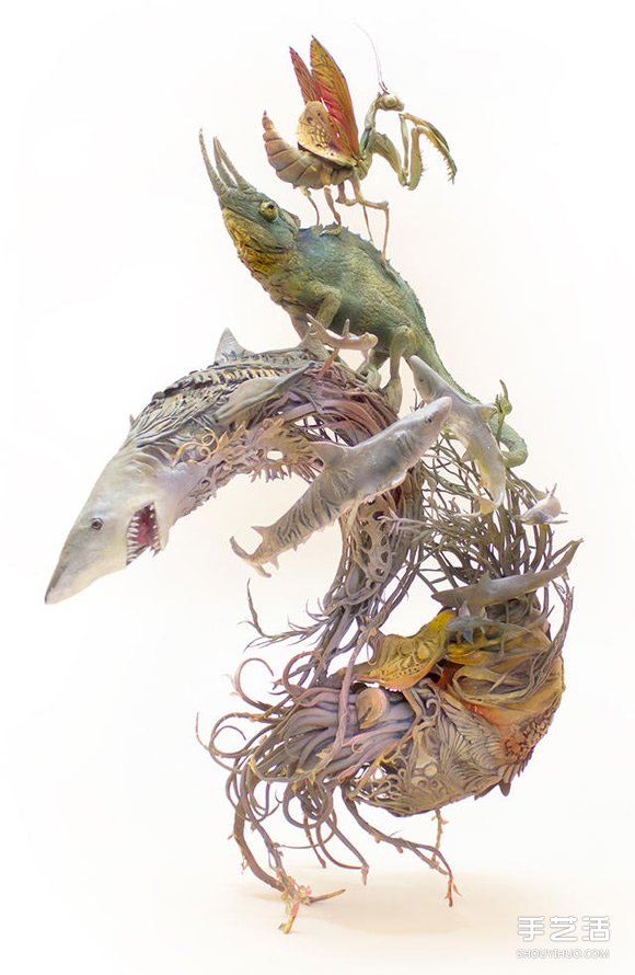 Ellen Jewett 用陶瓷捕捉野生动物的优雅灵性 -  www.shouyihuo.com
