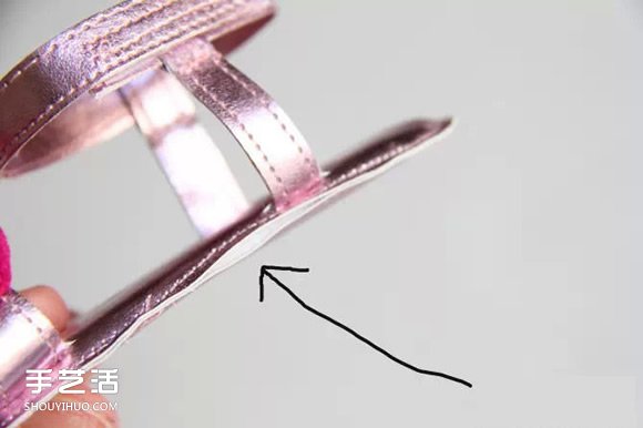 不要的破旧包包改造 DIY制作宝宝漂亮鞋子 -  www.shouyihuo.com