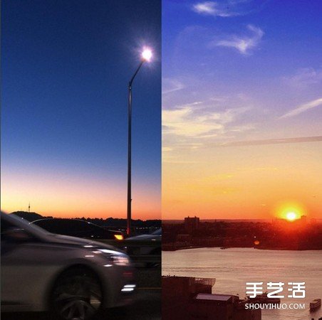 一半是你一半是我 超浪漫的异地情侣合照 -  www.shouyihuo.com