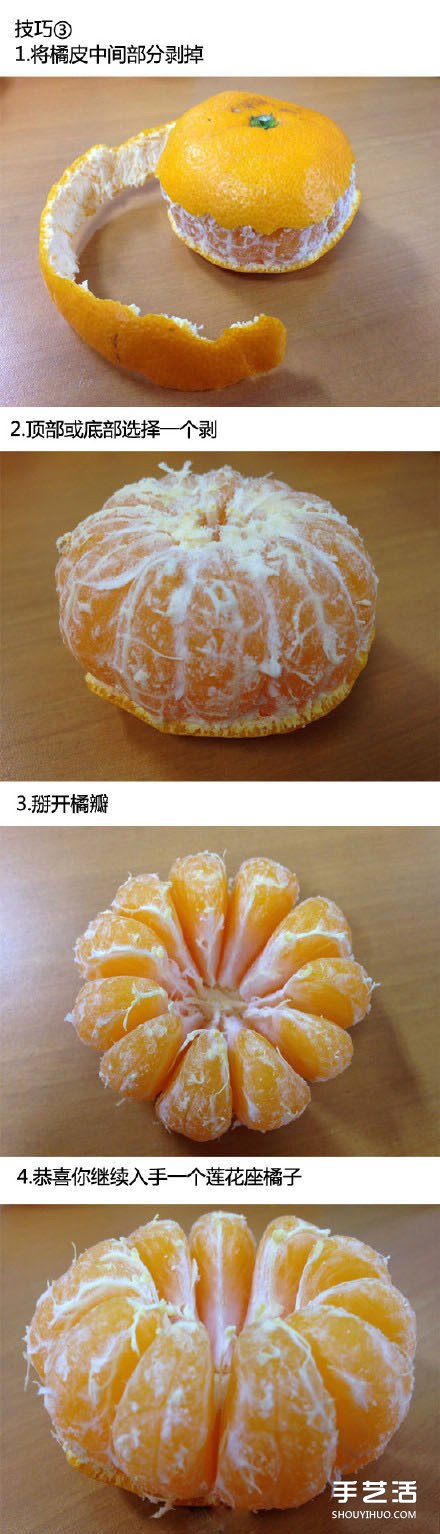 橘子的创意吃法 吃橘子的时候再也不无聊了 -  www.shouyihuo.com
