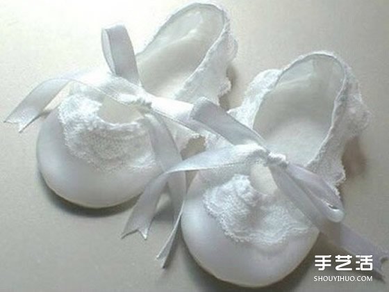 女娃娃穿的漂亮布艺婴儿鞋的制作方法带图纸 -  www.shouyihuo.com