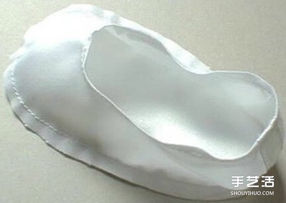 女娃娃穿的漂亮布艺婴儿鞋的制作方法带图纸 -  www.shouyihuo.com