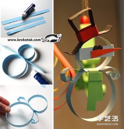 幼儿园圣诞挂饰DIY制作 自制圣诞挂饰手工图解 -  www.shouyihuo.com