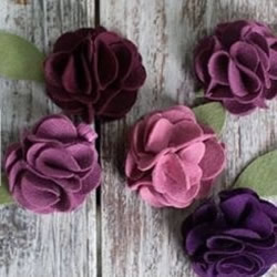 布艺花朵制作 手工不织布花朵教程图解 手艺活网