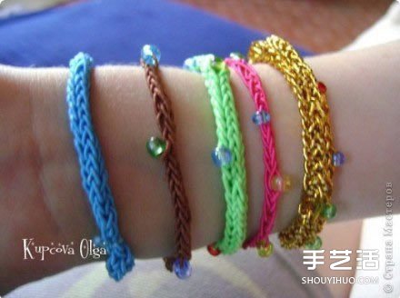 可爱手链的编法图解 适合小女生的手链DIY -  www.shouyihuo.com