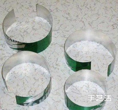 自制饼干模具的方法 易拉罐废物利用DIY烘焙模具 -  www.shouyihuo.com