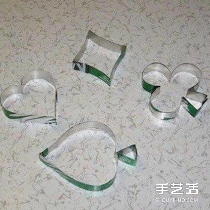 自制饼干模具的方法 易拉罐废物利用DIY烘焙模具 -  www.shouyihuo.com