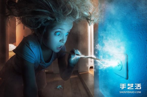 创意儿童照：超强老爸镜头下无所不能的女儿 -  www.shouyihuo.com