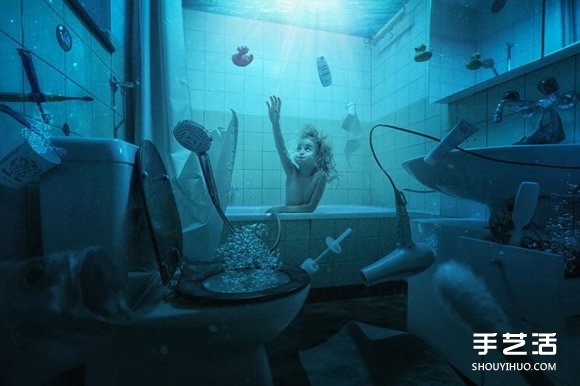 创意儿童照：超强老爸镜头下无所不能的女儿 -  www.shouyihuo.com