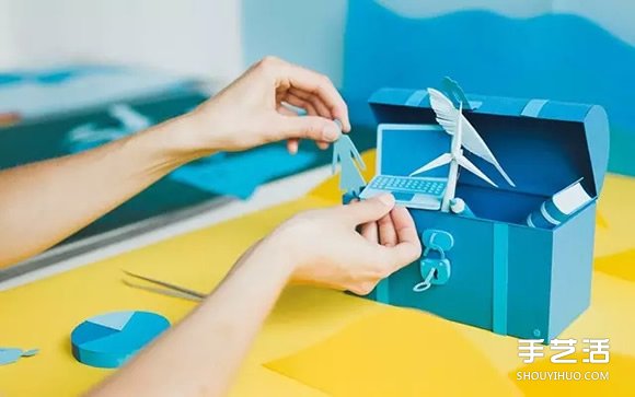 栩栩如生的手工纸艺模型 呈现简约不造作的美 -  www.shouyihuo.com