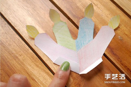 怎么做立体生日贺卡 立体生日贺卡的制作方法 -  www.shouyihuo.com