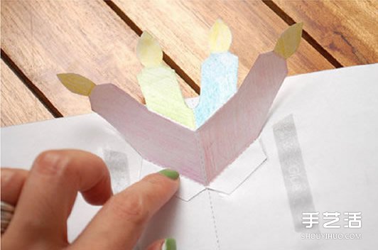 怎么做立体生日贺卡 立体生日贺卡的制作方法 -  www.shouyihuo.com