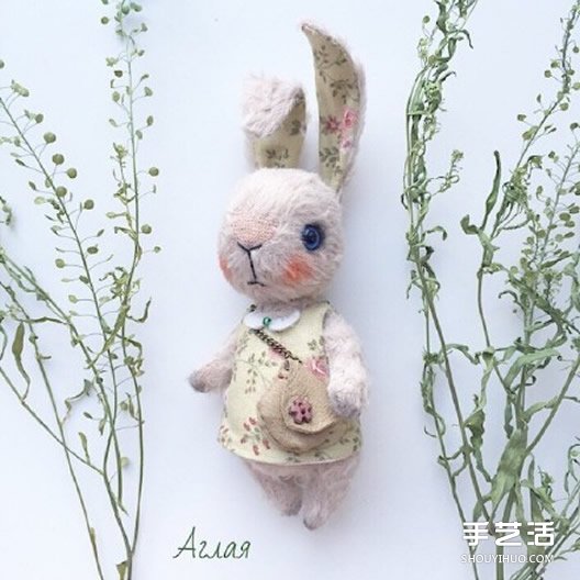 各种卖萌的手工布艺兔宝宝作品图片 -  www.shouyihuo.com