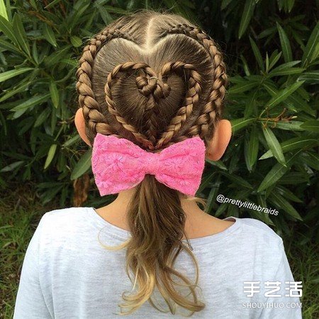 巧手妈妈超强爱心编发技能 令人眼花缭乱！ -  www.shouyihuo.com
