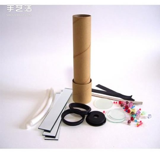 自制万花筒的方法步骤 手工制作万花筒步骤图 -  www.shouyihuo.com