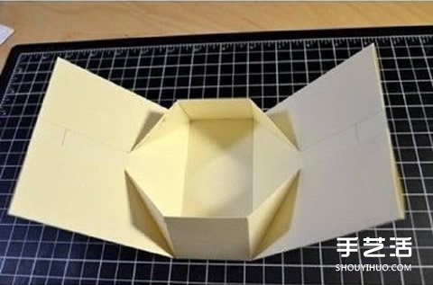 折纸盒子制作图解 纸盒子怎么折方法带展开图 -  www.shouyihuo.com