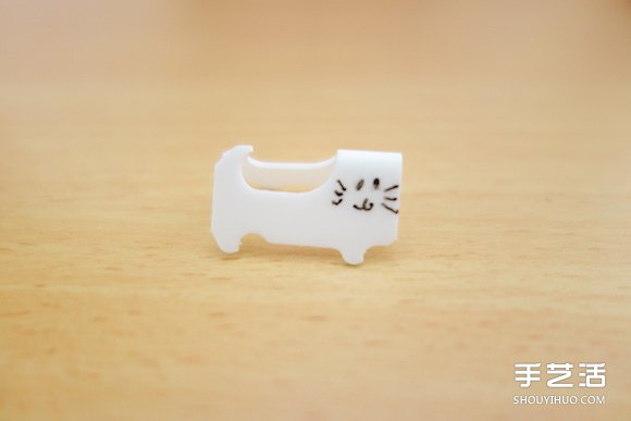面包塑胶袋口夹废物利用 DIY制作可爱猫咪 -  www.shouyihuo.com