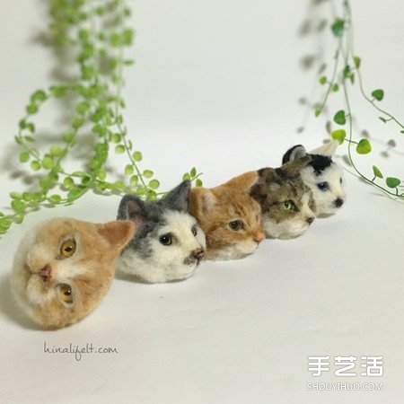 超细腻的羊毛毡动物图片 根本就是有生命啊! -  www.shouyihuo.com